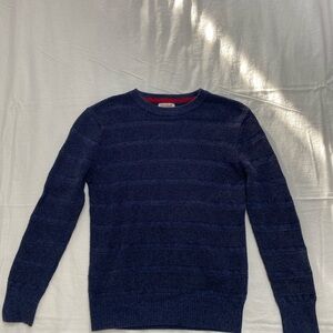Cat & Jack Boys Deep Blue Crewneck Sweater